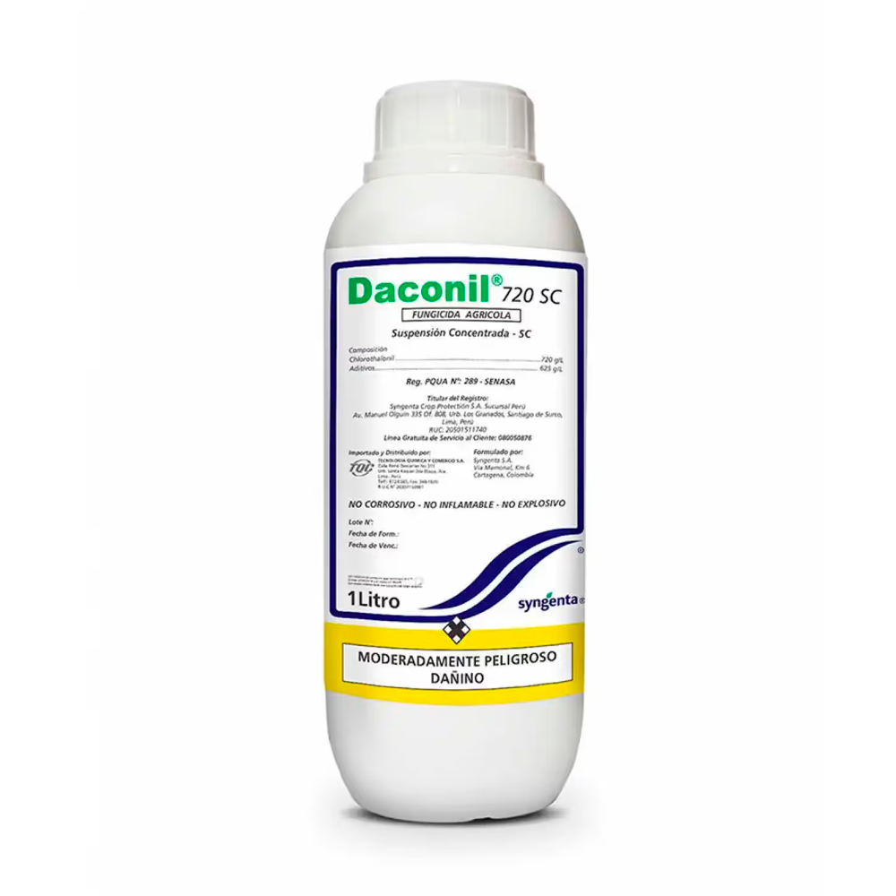 Daconil 720 SC: Fungicida de Contacto con Amplio Espectro de Acción