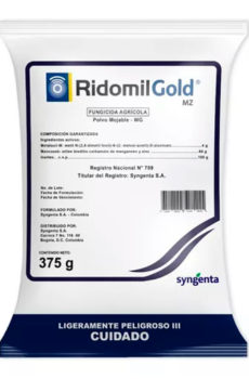Ridomil Gold MZ 68 WP: Fungicida Sistémico y de Contacto para el Control de Enfermedades Fúngicas