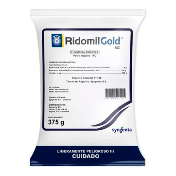 Ridomil Gold MZ 68 WP: Fungicida Sistémico y de Contacto para el Control de Enfermedades Fúngicas