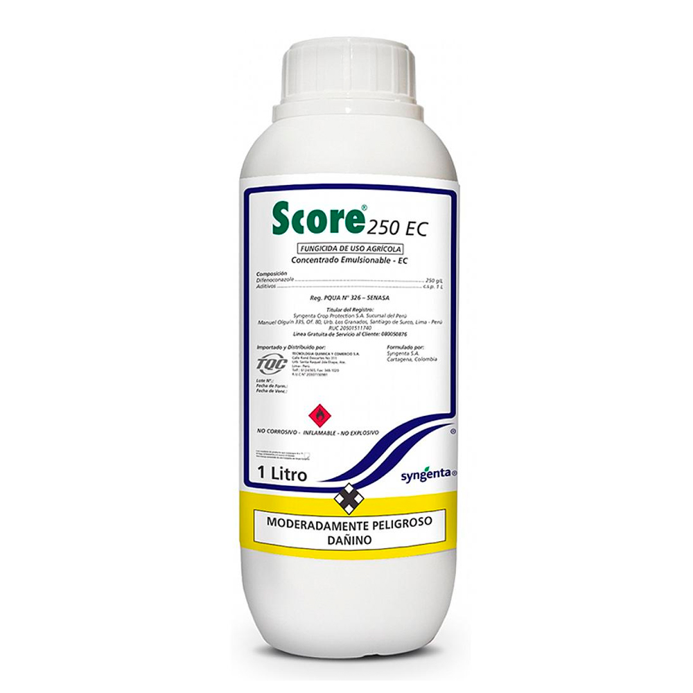 Score 250 EC: Fungicida Sistémico para el Control Eficaz de Enfermedades Fúngicas