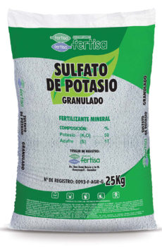Sulfato de potasio granular