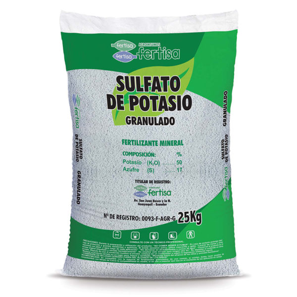 Sulfato de potasio granular